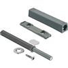 GedoTec stampa snap Ammortizzatore per porta TIP-ON 956A1004 Versione lunga con magnete bianco Blum fermo del portello con Percorso di output 38 mm Push to Open SET incl. Materiale di montaggio