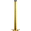 GORVIC 1X Gambe Regolabili per Tavolo,Gamba per Mobili da Scrivania,Piedi de support en métal, Piedini Tondo per Scrivania,per Banco da Lavoro,Altezza Personalizzata,con Viti (75cm,Gold-B)