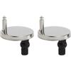 SagaSave 2 cerniere per sedile WC, fissaggio per sedile WC a sgancio rapido, accessori per sedile WC, cerniere di ricambio (standard 45 mm)