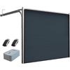 Sotra DoorHan Porta sezionale da garage con operatore e trasmettitore manuale | Per l'auto montaggio | Dimensioni selezionabili | 5 Colori (2375 x 2150, RAL 7016 Grigio Antracite)