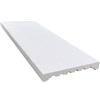Fanuli Manufatti Coprimuro In Cemento Levigato Bianco 100 cm | Finitura effetto marmo - Misure interne da 11,5 a 42 cm - Taglio angoli su richiesta - Accessori disponibili (idrorepellente e testata) (42 cm)