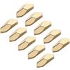generic Set di 10 maniglie per porte, cassetti, distanza tra i fori: 32 mm, pomelli per mobili da cucina, per armadietti, porte, armadi, guardaroba, cassettiera, maniglie in metallo