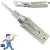 enseak stainless steel key decoder,2 in 1 decoder e pick tools,key decoder,duplicatore chiavi auto,2-in-1 pick decodificatore chiave,2-in-1 pick lettor,decodificatore chiave pick per serratura