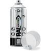 HQS High Quality Spray HQS RAL MASTER Bomboletta di Vernice Spray 400ml Nitro Colori Ral (1, Ral 9003 Bianco Segnale Lucido)