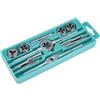 Generico Set Kit Filiera 12 Pezzi in Cassetta Filiere Maschi e Femmine Filettatura Filettatori Metriche Inserti per Filettatura in Acciaio M6 M7 M8 M10 M12