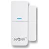seQrell, Sensore di Sicurezza Domestica per Porte e Finestre, Bianco, Per L'Allarme Casa Senza Fili seQrell wireless. SQCS02R23
