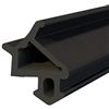 DQ-PP S-1530 Universale guarnizione per finestre, colore nero, 30 m, in gomma, per finestre in PVC, per profili in alluminio, per porte