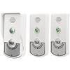 CCYLEZ Campanelli Citofonici Wireless, con 1 Campanello Esterno e 2 Campanelli Interni, Campanelli Citofonici Vocali Intelligenti, Distanza 1000 M, 2000 mAh, IP54, per Fabbriche di Case, Bianco