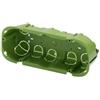 Gewiss di Fazio Srl Gewiss Scatola Rettangolare Con Inserti di Fissaggio 6 Posti per pareti mobili 182x73x50 GW24406PM