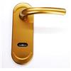 effedielle KIT ATRA-DIERRE PLACCA+MANIGLIA UNIVERSALE DX-SX IN alluminio anodizzato bronzato F4 SINGOLA PER PORTA BLINDATA Q8 FORO DOPPIA MAPPA PZ 1. mm.182X62.INTER. MISURA MM.85
