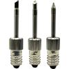 predolo Punte di ricambio per saldatore Interfaccia E10 Batteria ricaricabile USB Punte saldatura professionali Set di punte per saldatura per