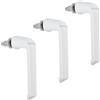 Schüco Schüco Profilsystem Schnicks - Maniglia per finestra, 3 pezzi, colore: Bianco