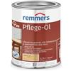 Remmers Olio curativo incolore, 0,75 litri, olio a decorativo base di solvente legno all'interno e all'esterno, idrorepellente, tonalità di colore brillanti, adatto per mobili da giardino e terrazze in legno