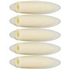 Buachois Tappi per Fori Tascabili, 100 Pezzi Tappi per Fori Tascabili in Legno con Foro Inclinato da 9,5 mm, Coperchio/Spina 3/8/Vite Autofilettante Speciale M4 per Accessori per Utensili Lavorazione(Giallo)