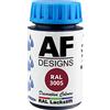 Alex Flittner Designs Vernice RAL 3005 rosso vinaccia opaco 50 ml legno metallo mobili bagno vernice ritocco vernice di riparazione
