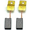 Rappenberg RC-107 Coppia di spazzole di carbone, 6,3 x 10 x 17 mm, per esempio Bosch UBH6 o martello scalpello USH6, smerigliatrici e molto altro ancora.