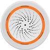 EasyByMall Allarme sirena intelligente Zigbee, allarme senza fili per la sicurezza domestica domotica, 90 dB Sounder, per Smart Life App telecomando