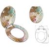 topolenashop Sedile copriwater universale per bagno copri wc water in legno mod. 52981