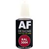 Alex Flittner Designs Pennarello a vernice RAL 3004, rosso porpora lucido, 20 ml, vernice per ritocco acrilico, vernice per riparazione, legno, metallo, mobili da bagno