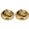 FACAIIO Maniglia per porta scorrevole in acciaio inox compatibile con serratura ad anello, design 304 (oro)