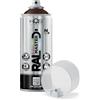 HQS High Quality Spray HQS RAL MASTER Bomboletta di Vernice Spray 400ml Nitro Colori Ral (1, Ral 8017 Marrone Cioccolato Lucido)