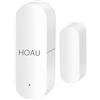 HOAU Necessario HUB GATEWAY Sensore Porte Finestre Zigbee 3.0 Smart Home Assistant Intelligente, Allarmi Porte e Finestre Alexa Google Home, App Tuya Smart Life