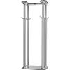 Ronyme Staffe per lavello sottotop, staffa per lavabo, asta di supporto multiuso in acciaio inox per lavabo sottopiano, retrattile, per la casa, Altezza Da 56 a 66