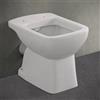 Inbagno Wc Tradizionale Con Scarico A Parete 35,2x48,5 Cm In Ceramica Bianca Lucida Ginevra