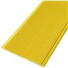 HOTHUIMIN 100cm Profilo per bordi scale - Profilo in PVC autoadesivo, Paraspigolo - Strisce antiscivolo per gradini (Color : Yellow, Size : 6cm(W))