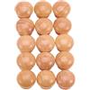 MroMax - Manopole rotonde in legno, diametro 23 mm, per mobili da cucina, per cassettiere, cassetti, armadi, legno, 15 pezzi
