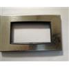 VIMAR 20654.91 EIKON PLACCA CLASSIC 4 MODULI INOX NATURALE SPAZZOLATO