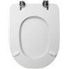 SEBA ARREDO BAGNO SRL SEDILE MDF E110 QUADRARCO BIANCO LUCIDO