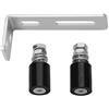 SOTECH 2 x Guide per Portone Scorrevole con 2 Rotelle Ø 30 mm Guida per Cancello Carrello con 2 Ruote di SO-TECH®