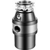 Akuoyiexemye Tritarifiuti da Cucina Sottolavello 560W (1/2 CV) Professionale, 1,2 Litri, 3400 giri/minuto, Anti-Intasamento per Lavandino - Casa