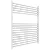 Kiamami Valentina - Termosifone bagno moderno in acciaio bianco 75x77