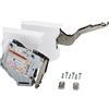 SOTECH AVENTOS HK-S Raccordo per ribalta per Tip-On 20K2E01T (LF 960-2215) per ribalta sollevabile angolo di apertura 107° incl. tappi di copertura bianco seta e set di fissaggio frontale