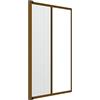 Zanzanet Zanzariera laterale orizzontale su misura porta finestra scorrevole avvolgibile rullo a molla frizione cassonetto 50mm antivento personalizzabile colori e reti Made in Italy Bronzo Verniciato