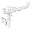 GOPLAST SIFONE LAVELLI SALVASPAZIO 2 VIE PP BIANCO [GOPLAST ]