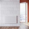 ELEGANT - Radiatore a pannello, a doppio strato, per bagno, salotto, radiatore orizzontale