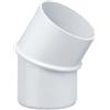 INEFA tubo di curva a 30° grondaia Plastica, caso, tubo piegato, l'angolo per Regenfallrorhr, tubo downcomer - connettore, accessori, grondaie connettore tubo 100mm bianco