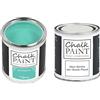 Chalk PAiNT PAINT EVERYTHING CHALK PAINT EVERYTHING & CERA - Kit Pronto Vernicia e Proteggi (250 ml + 250 ml) (Tiffany)