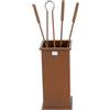 CRUCCOLINI CG34 -ROCCA CORTEN CON ATTREZZI- KIT ACCESSORI CAMINO CRUCCOLINI