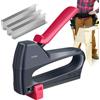 Knowlife Pistola Chiodatrice Manuale | Attrezzo Per Fissaggio Chiodi - Accessori Chiodatura Compatti Per Riparazione Mobili E Fissaggio Cavi
