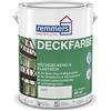 Remmers Vernice coprente marrone rossiccio, 0,75 litri, smalto a base d'acqua per interno ed esterno, pittura protettiva dagli agenti atmosferici per legno, sottofondi minerali e molti altri tipi di supporto