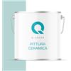 Q-COVER Vernice ceramica 5L (circa 35m²) Blu pastello Pittura per pareti Pittura per interni Lavabile Classe 1 Pittura opaca Pittura per soffitti Resistente allo sfregamento Cucina Bagno Scale