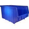 P-D-W 26 pezzi scatole impilabili blu, taglia 3 (145 X 248 X 127 mm) in plastica PP visione magazzino cassette impilabile Cassette │ P D W®