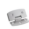 ZHSOAO Cerniera for porta in vetro, in acciaio inox 304, for bagno, doccia, senza telaio, a 90 gradi, pieghevole, for in per Doccia, Armadio in Vetro Fisso