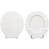 HYDRO HOME Copriwater compatibile con Paestum Globo legno rivestito in resina poliestere Bianco by HYDRO HOME
