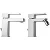 Kiamami Valentina - Coppia Di Rubinetti Bagno Lavabo E Bidet | Infinity