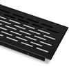 SOTECH Griglia di ventilazione Griglia della porta Griglia di ventilazione Griglia ovale - Nero - 750 mm de SOTECH